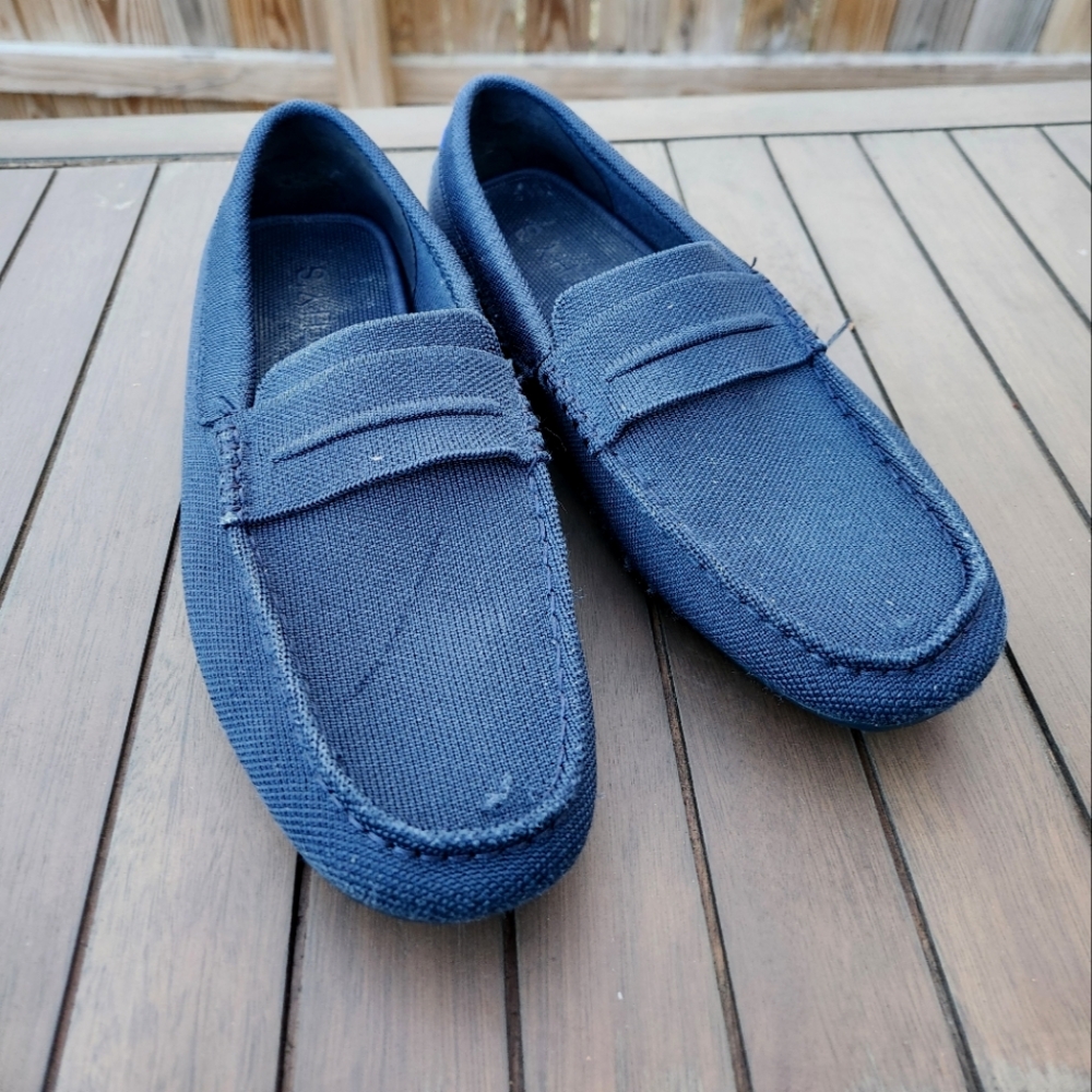 Rothy's Mens 9.5 Driving Loafer Navy Blue
